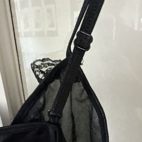 Black Lace Babydoll Lingerie Set Womens Small  NWOT - Picture 10 of 10